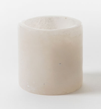 Alabaster telysholder hvit H7cm